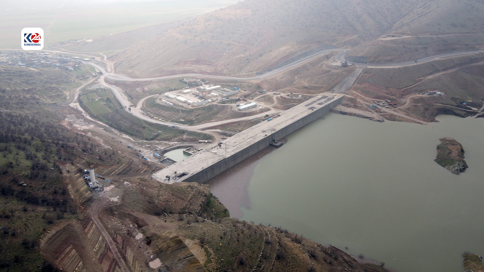 بەنداوی گۆمەسپان کارکردن تێیدا لە قۆناغەکانی کۆتاییدایه‌